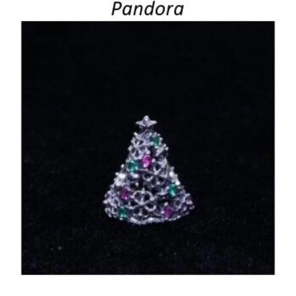 NEW Pandora Glitter Christmas Tree Charm